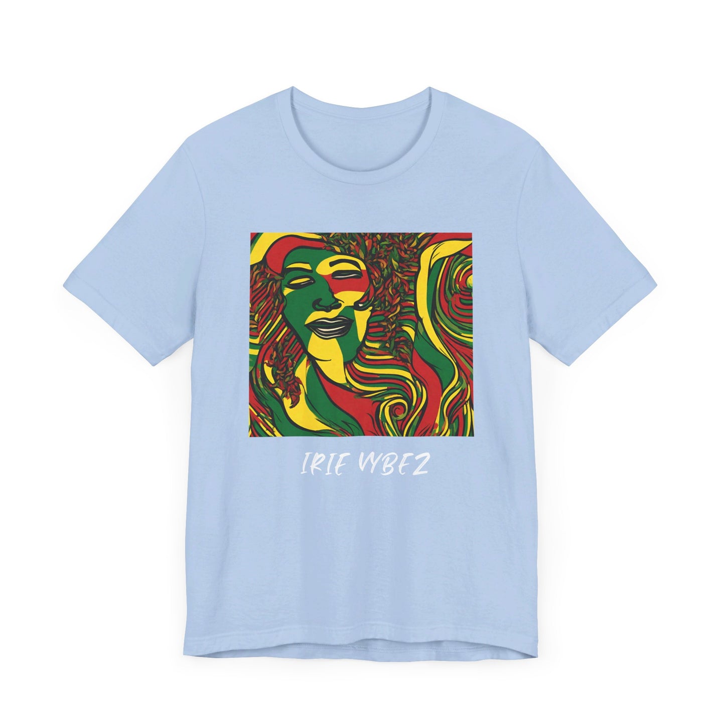 IRIE VYBEZ RASTAH DESIGN ROOTS SHORT SLEEVE T SHIRT GIFT