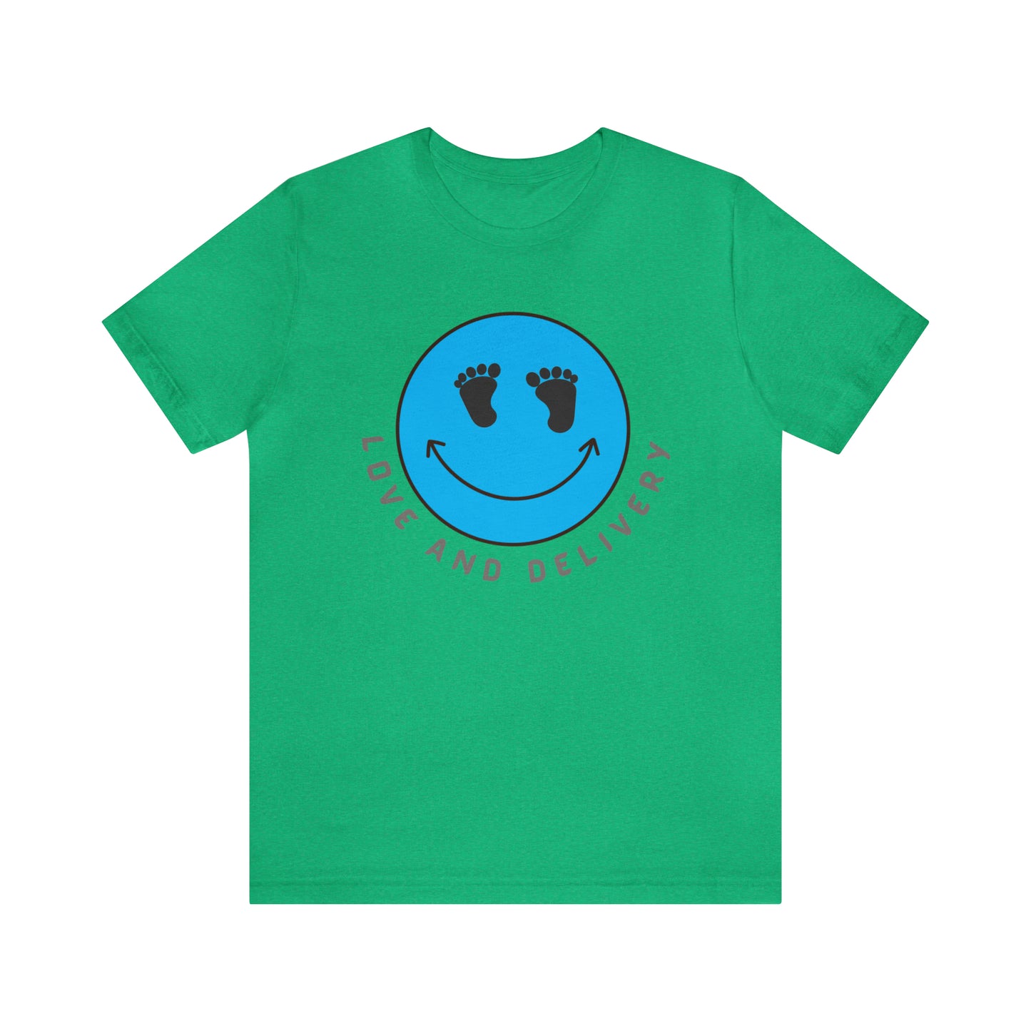 L AND D CREW NECK LOVE AND DELIVERY TSHIRT GIFT FOR L AND D NURSES