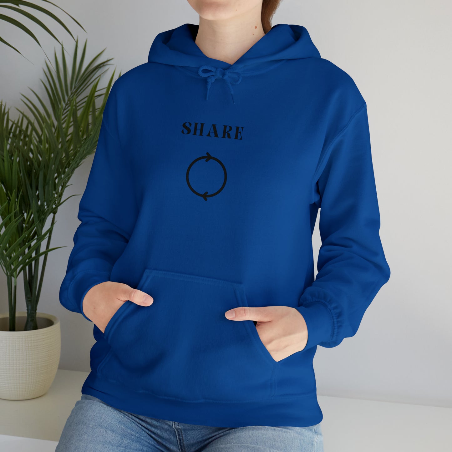 Share Hooded Sweatshirt gift, inspirational words hoodie gift, sweatshirt gift that encourages hoodie friends gift