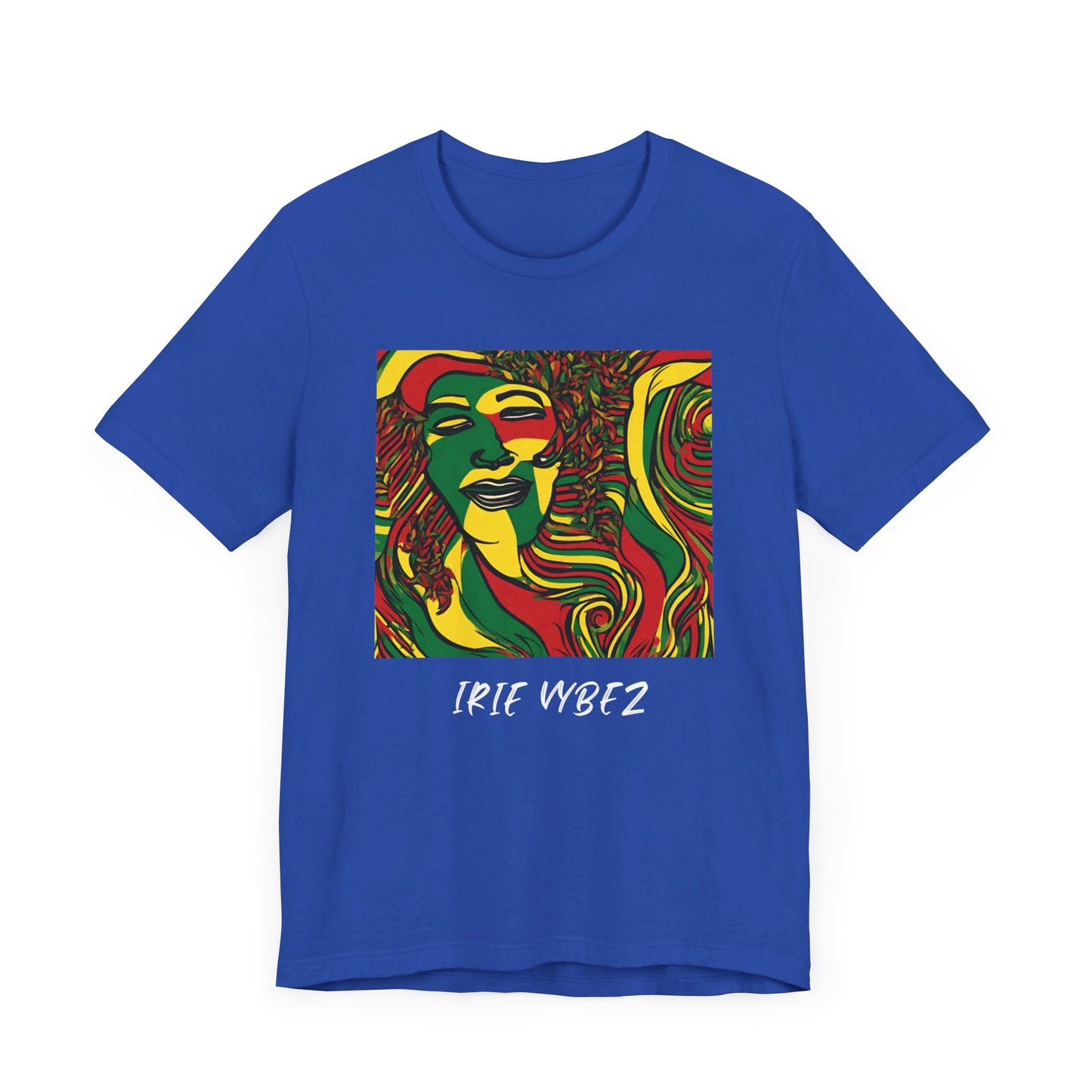 IRIE VYBEZ RASTAH DESIGN ROOTS SHORT SLEEVE T SHIRT GIFT