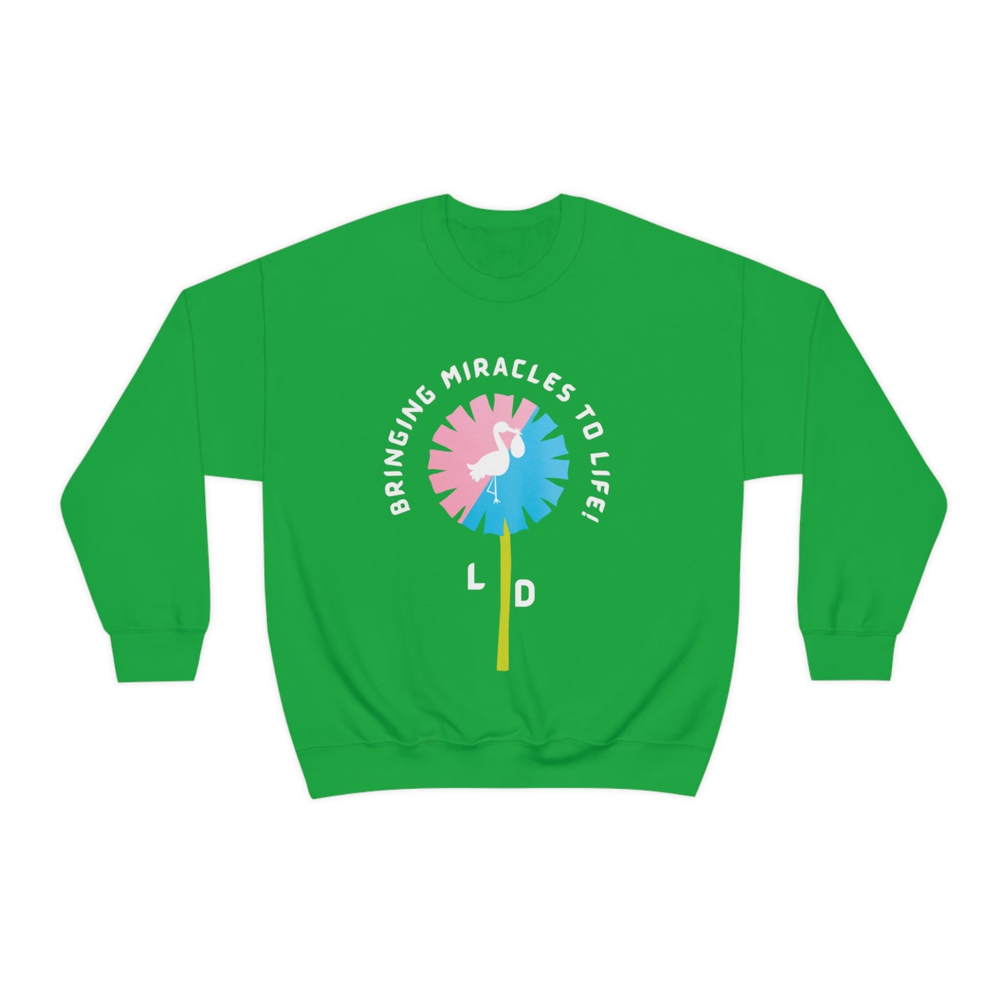 L AND D MIRACLE CREWNECK SWEATSHIRT NURSES GIFT FOR L AND D NURSES