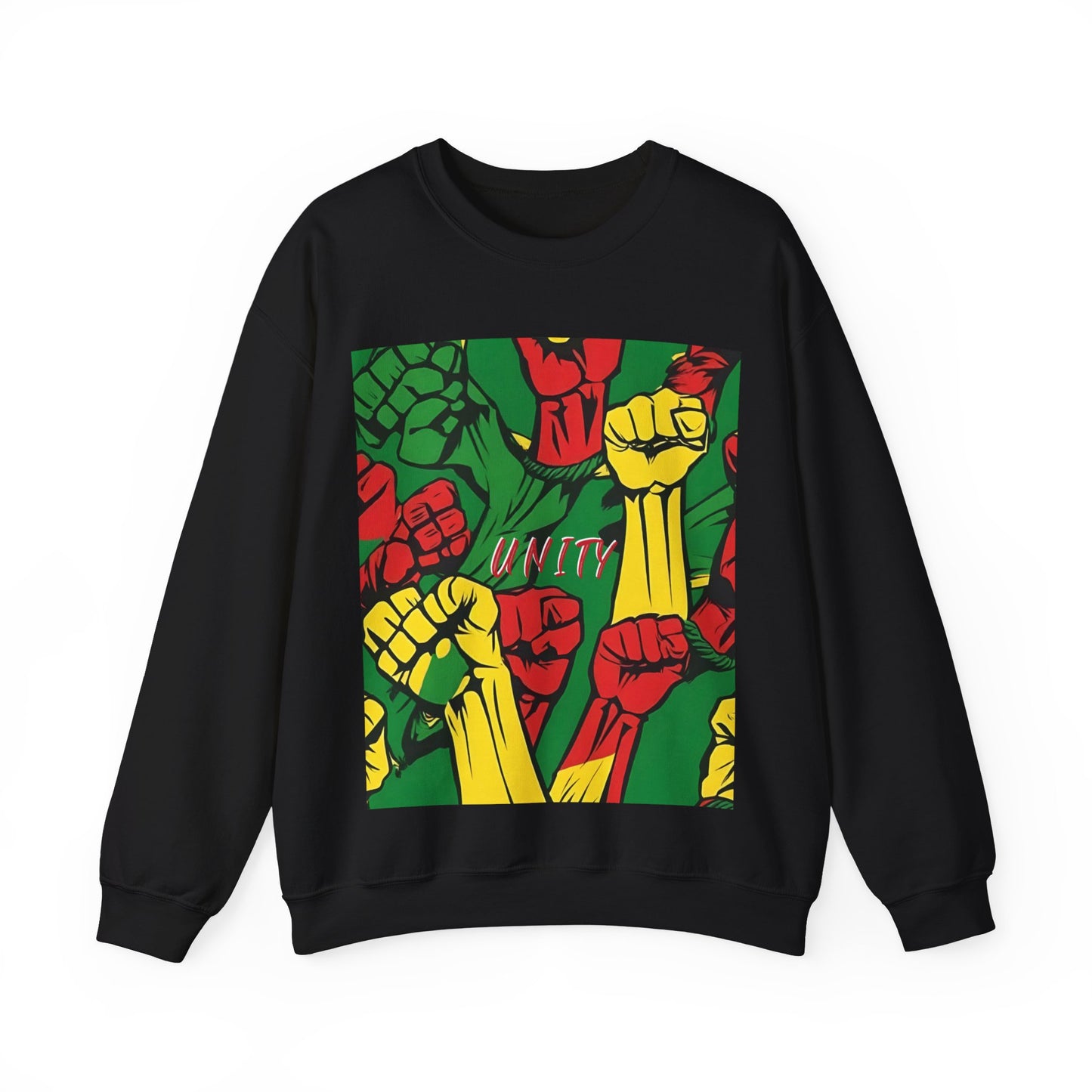 UNITY FIST POWER DESIGN CREWNECK SWEATSHIRT GIFT