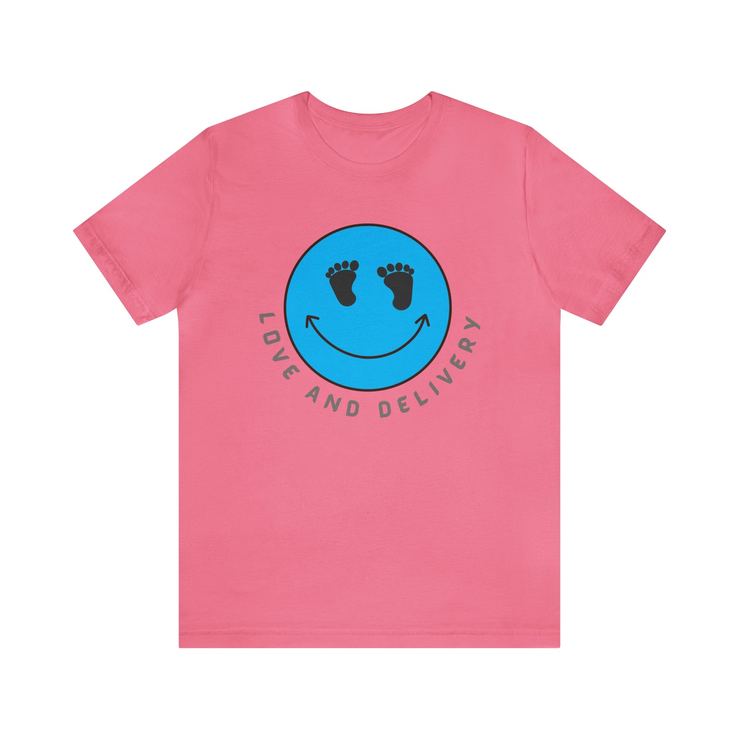 L AND D CREW NECK LOVE AND DELIVERY TSHIRT GIFT FOR L AND D NURSES