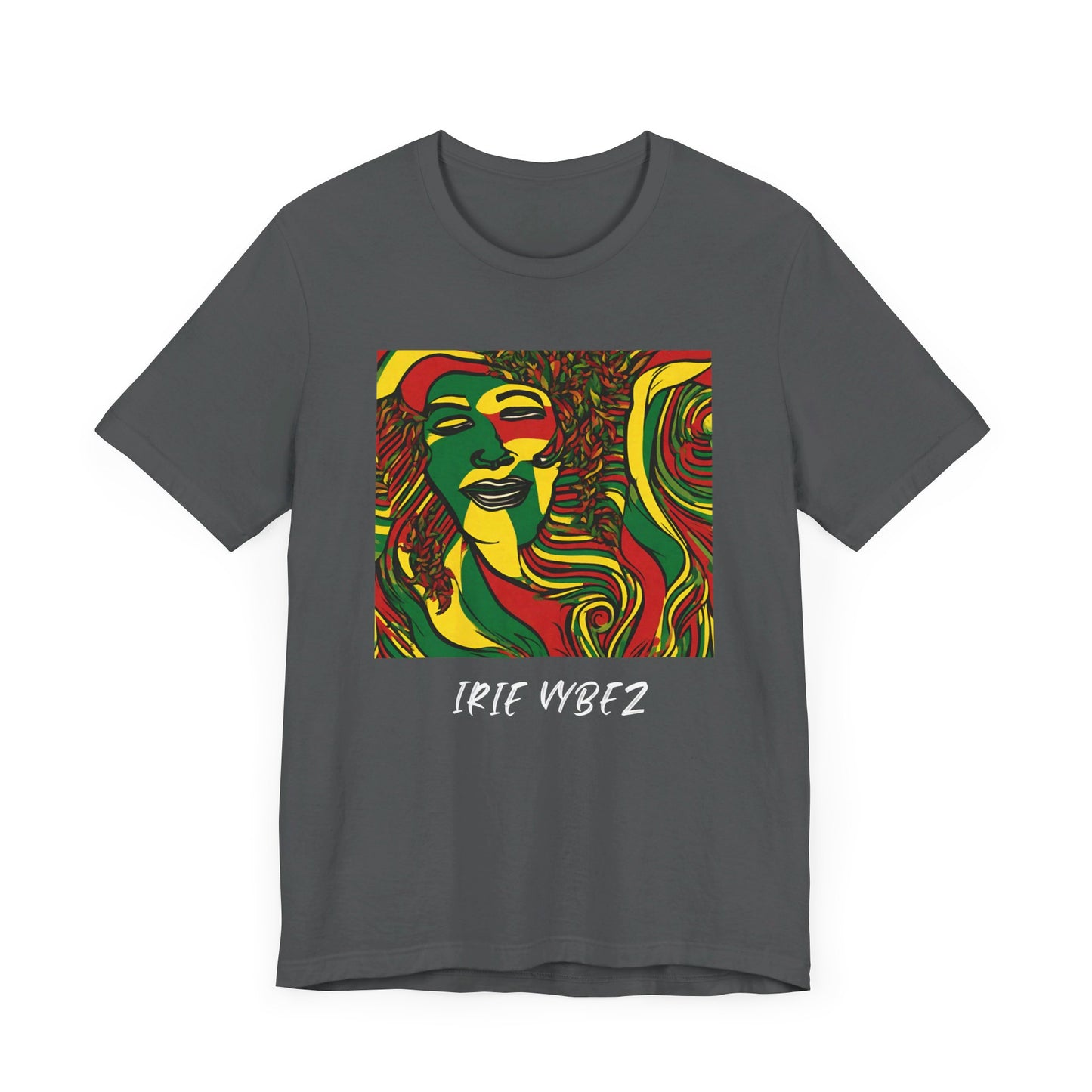 IRIE VYBEZ RASTAH DESIGN ROOTS SHORT SLEEVE T SHIRT GIFT