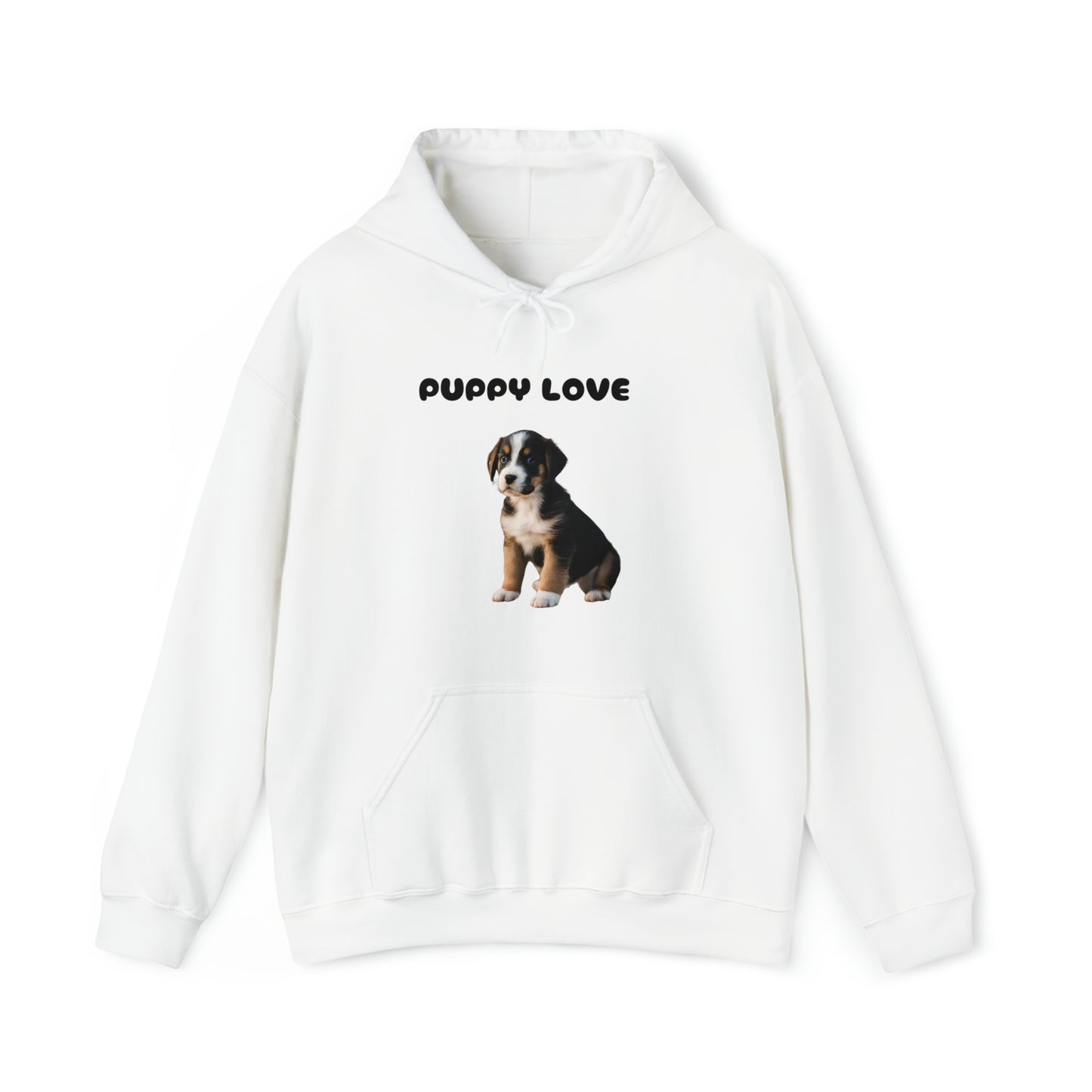 Puppy Love Puppy pic hooded sweatshirt gift