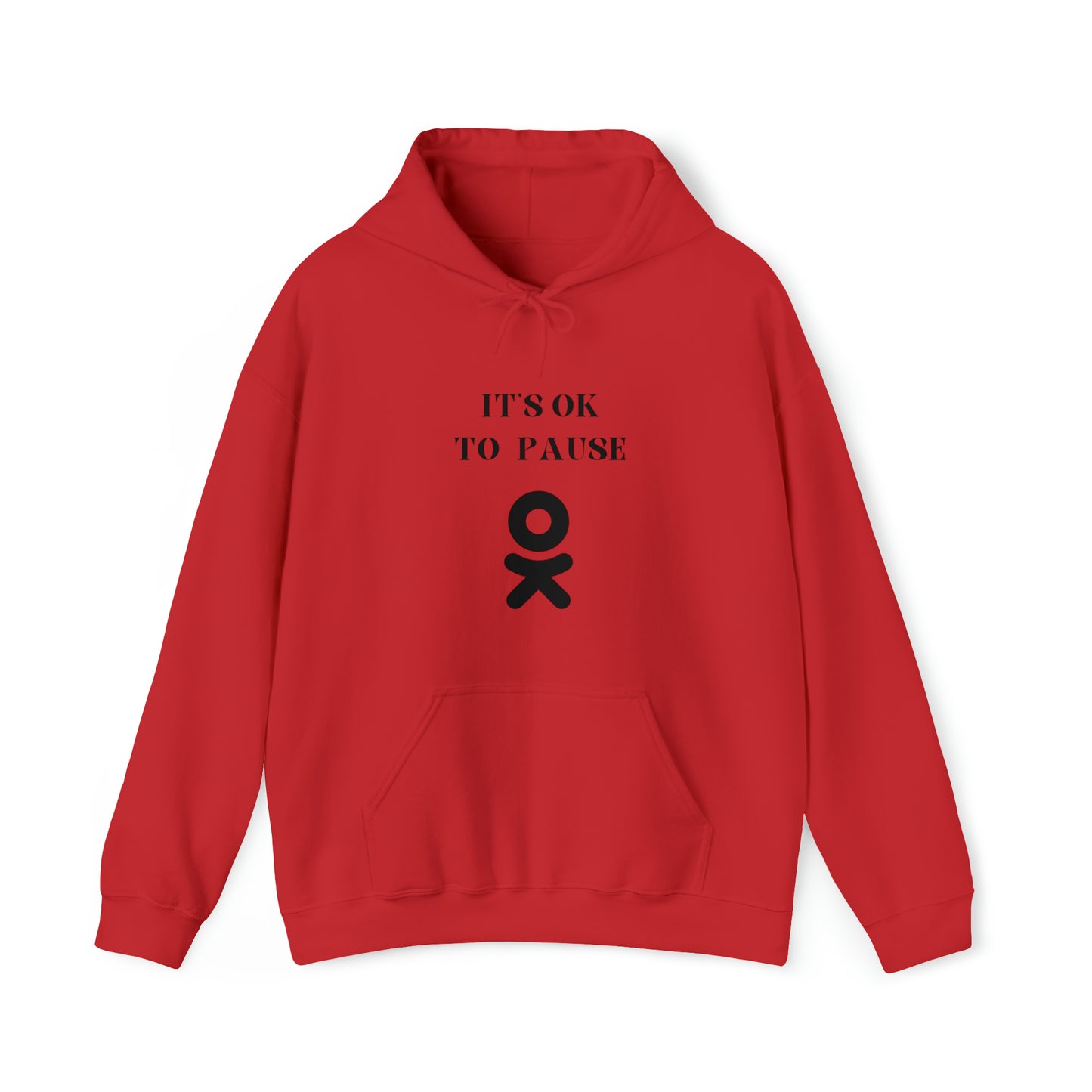 It's ok to pause hooded sweatshirt gift inspirational words hoodie gift to encourage. sweatshirt gifts for friends