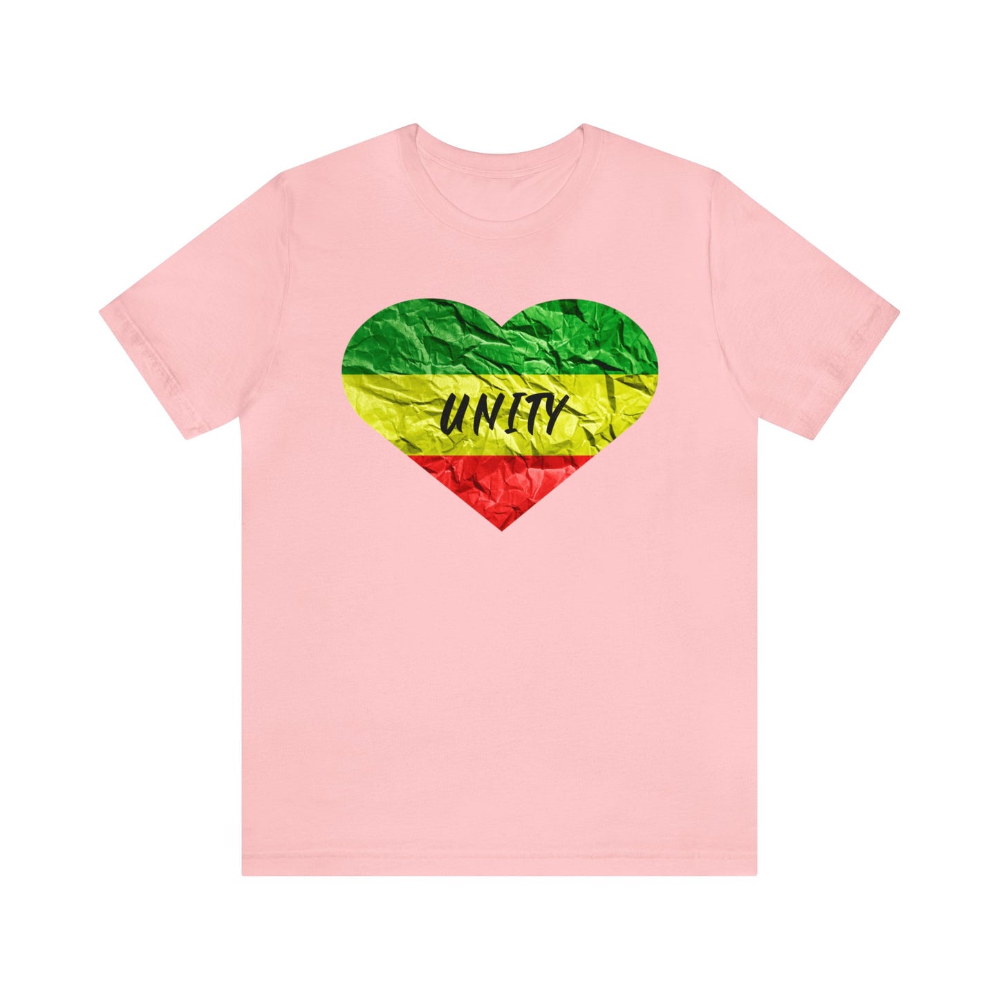 UNITY GRAPHIC HEART DESIGN UNISEX CREWNECK T SHIRT GIFT
