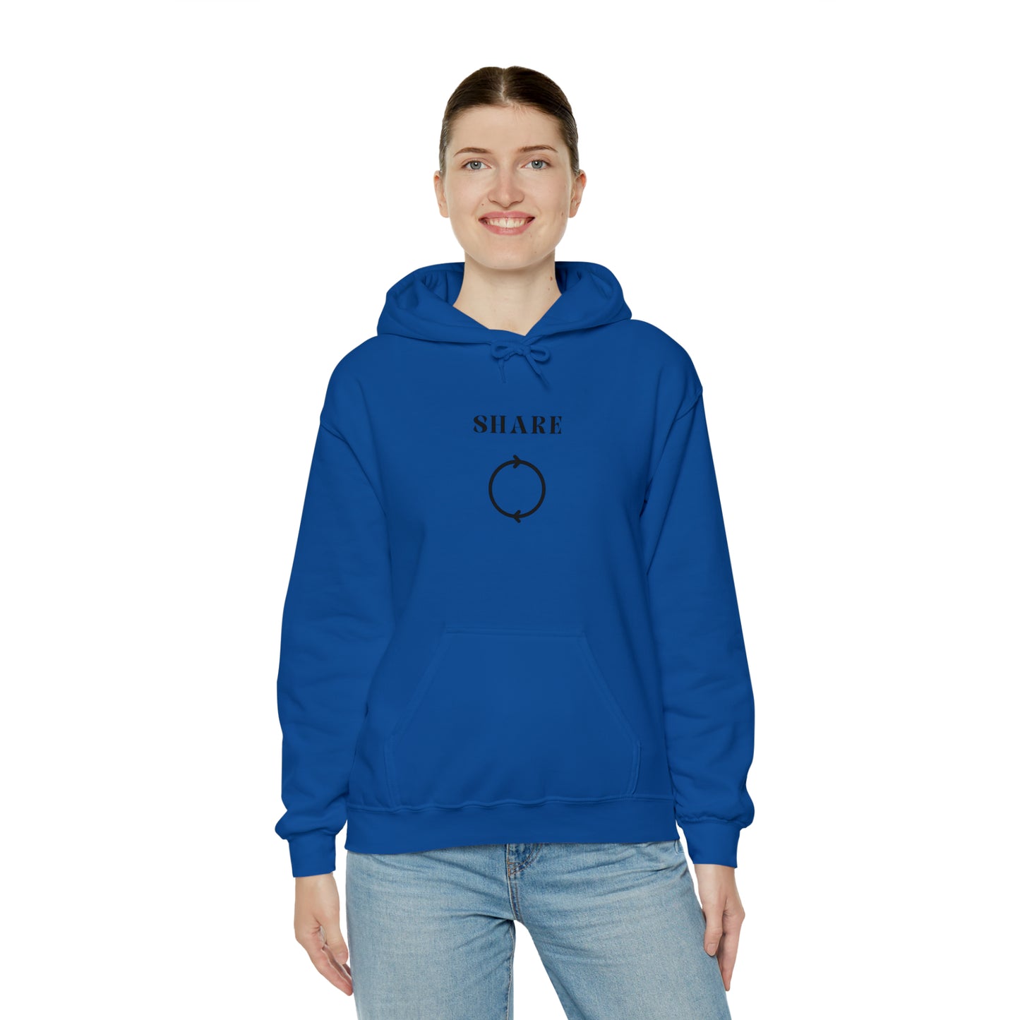 Share Hooded Sweatshirt gift, inspirational words hoodie gift, sweatshirt gift that encourages hoodie friends gift