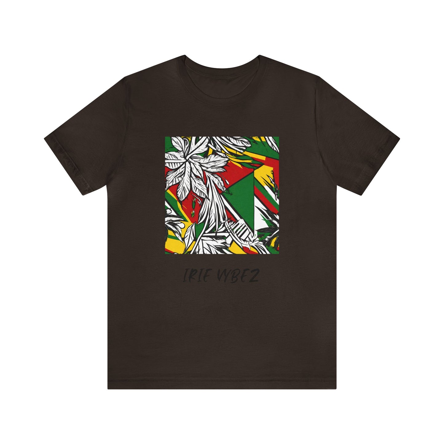 IRIE VYBEZ ROOTS COLOR GRAPHIC SHORT SLEEVE TEE SHIRT