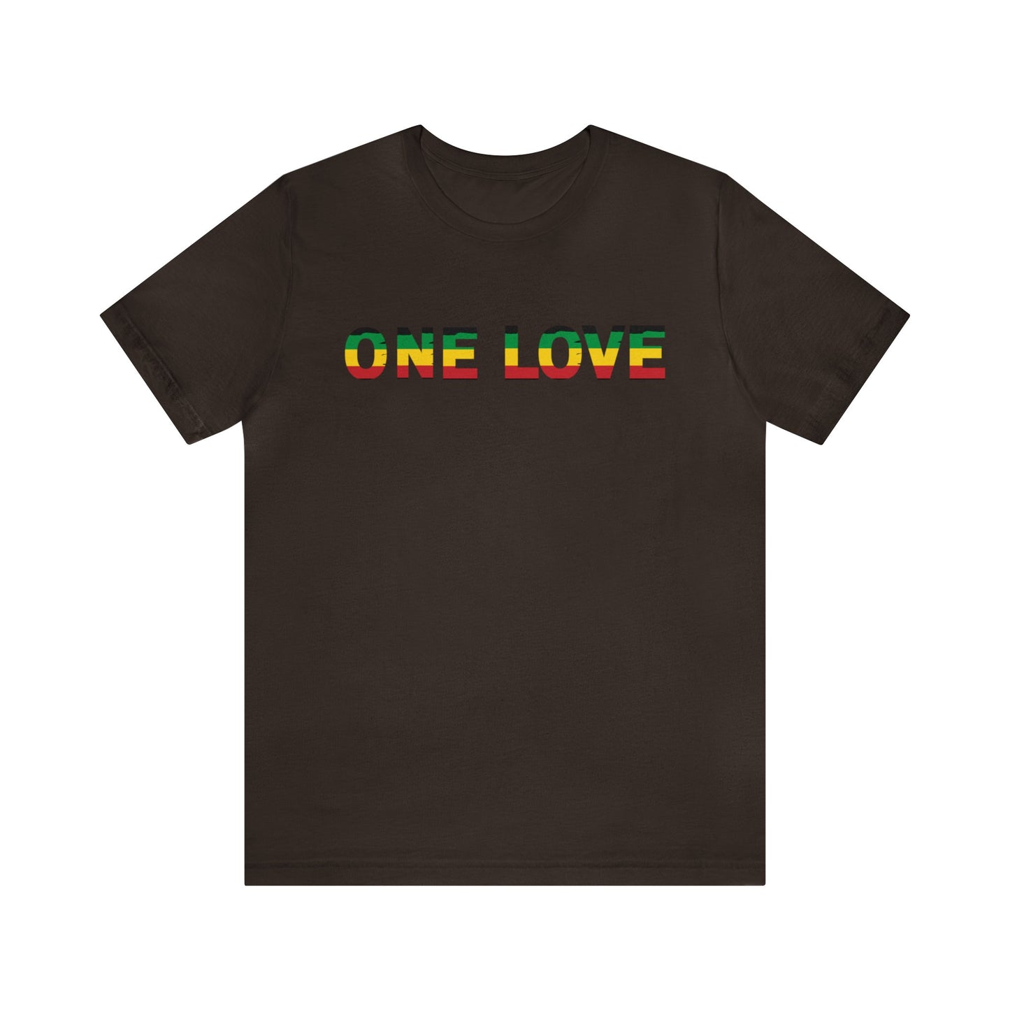 ITES COLORS ONE LOVE STATEMENT CREWNECK T SHIRT