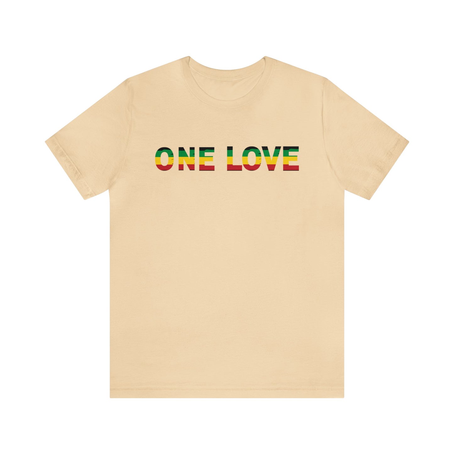 ITES COLORS ONE LOVE STATEMENT CREWNECK T SHIRT