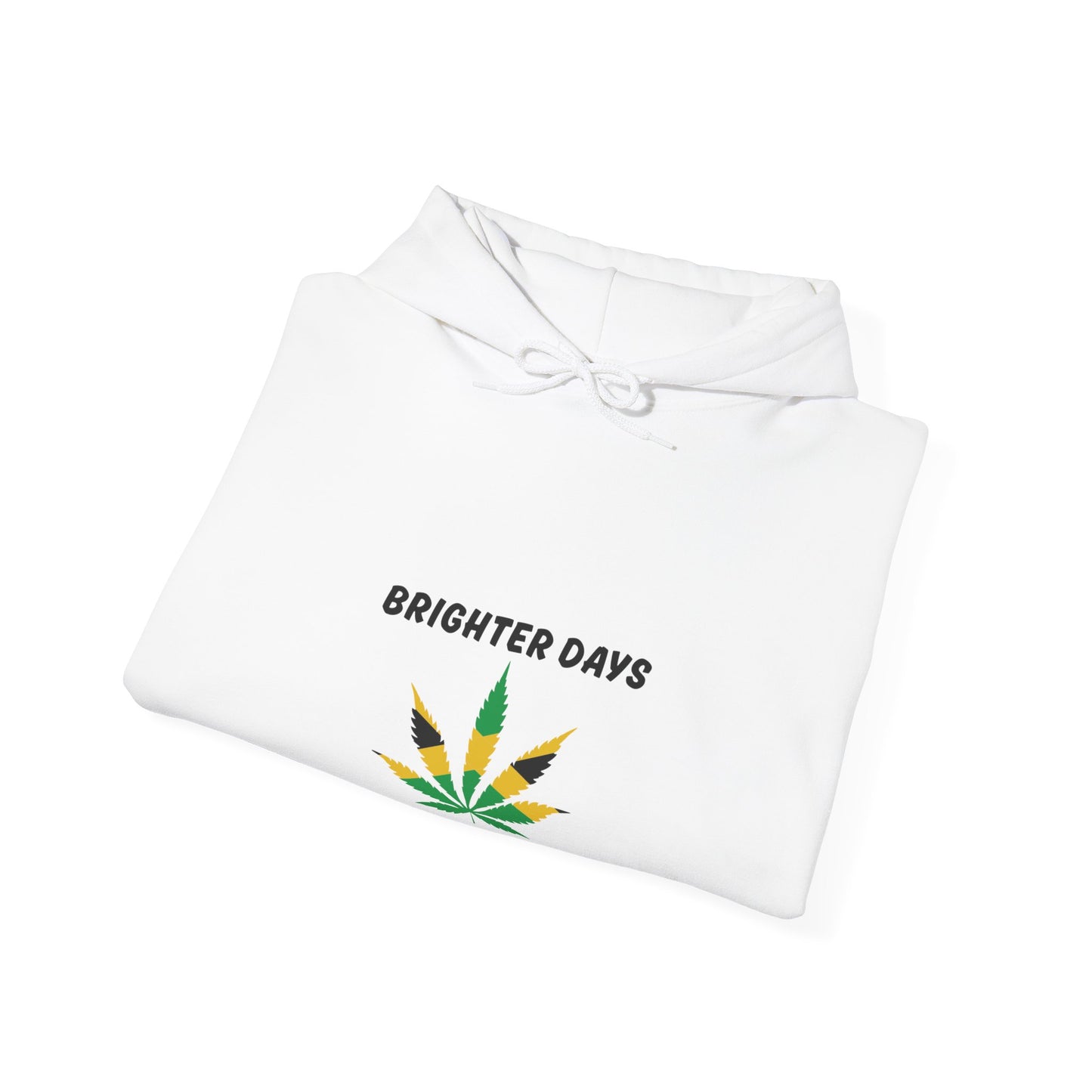 "Brighter Days Ahead!" Jamaica Leaf Graphic Pullover