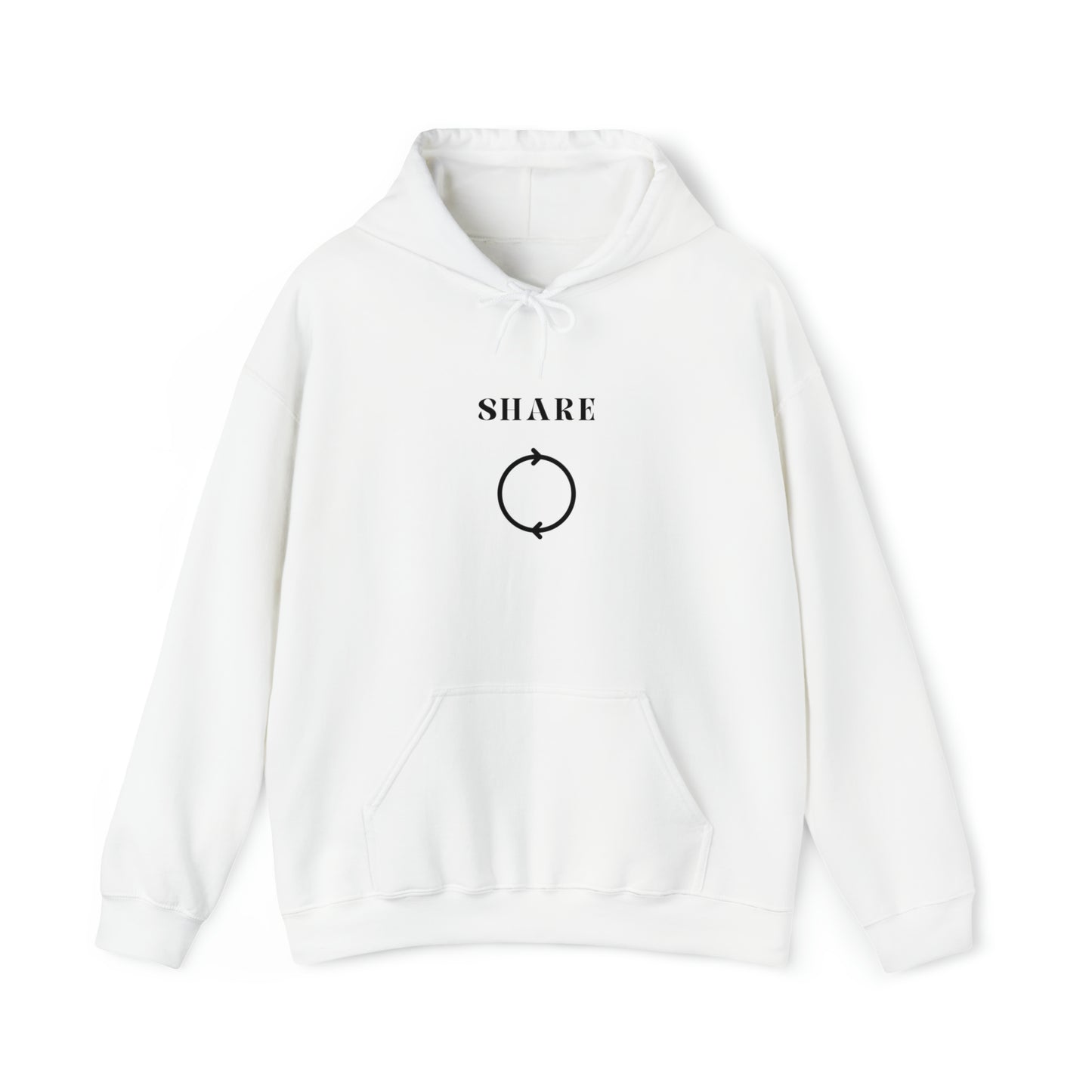 Share Hooded Sweatshirt gift, inspirational words hoodie gift, sweatshirt gift that encourages hoodie friends gift