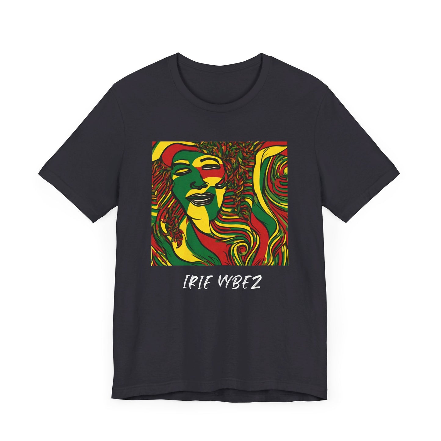 IRIE VYBEZ RASTAH DESIGN ROOTS SHORT SLEEVE T SHIRT GIFT