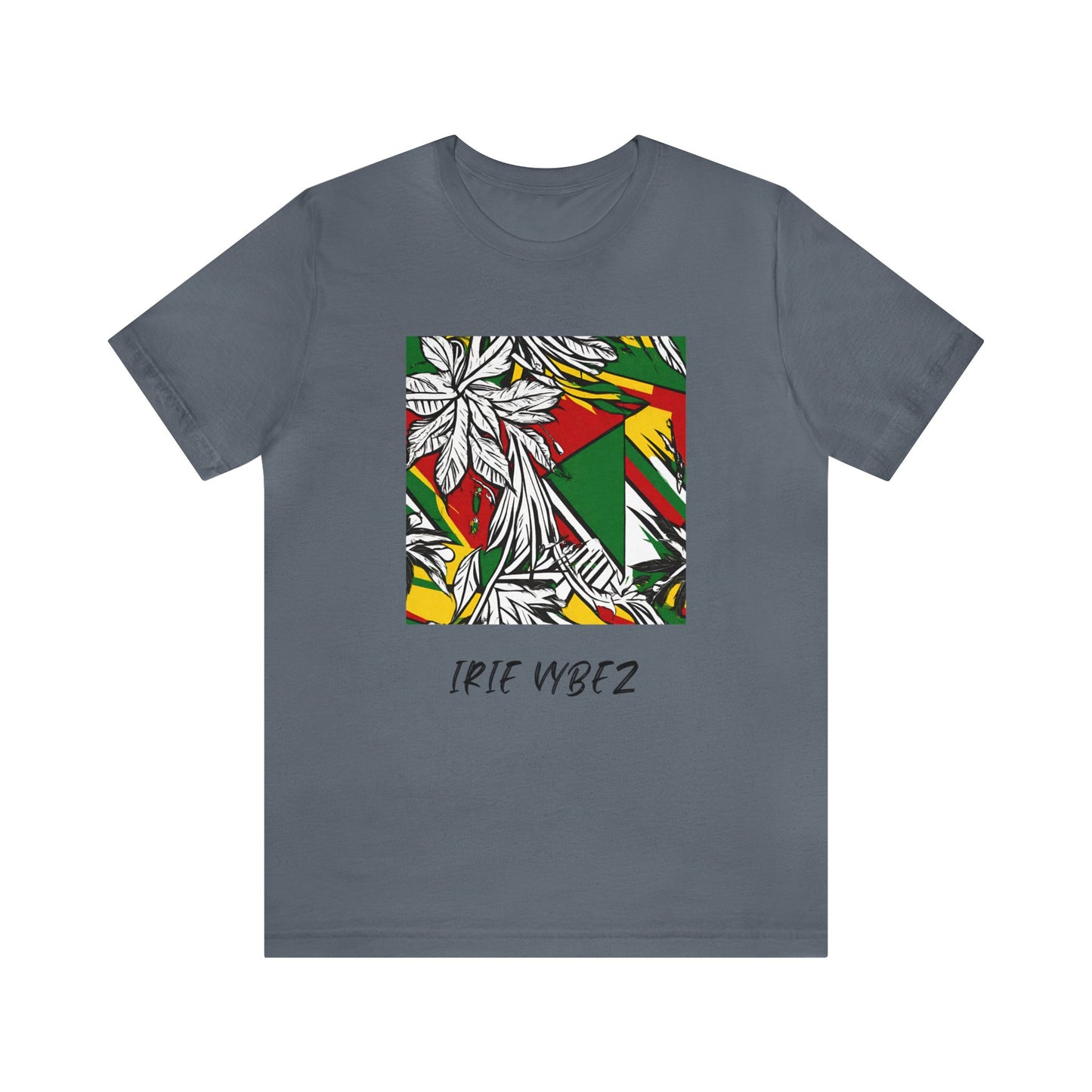 IRIE VYBEZ ROOTS COLOR GRAPHIC SHORT SLEEVE TEE SHIRT