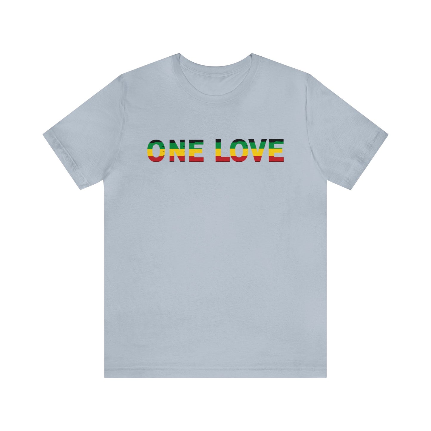 ITES COLORS ONE LOVE STATEMENT CREWNECK T SHIRT