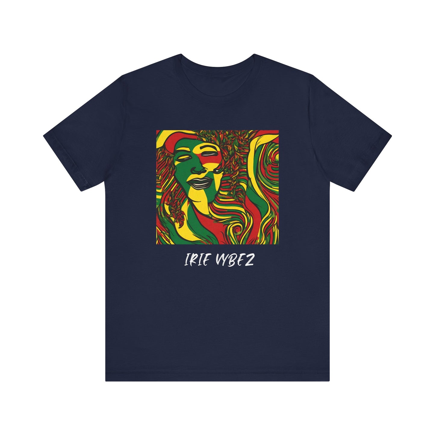 IRIE VYBEZ RASTAH DESIGN ROOTS SHORT SLEEVE T SHIRT GIFT