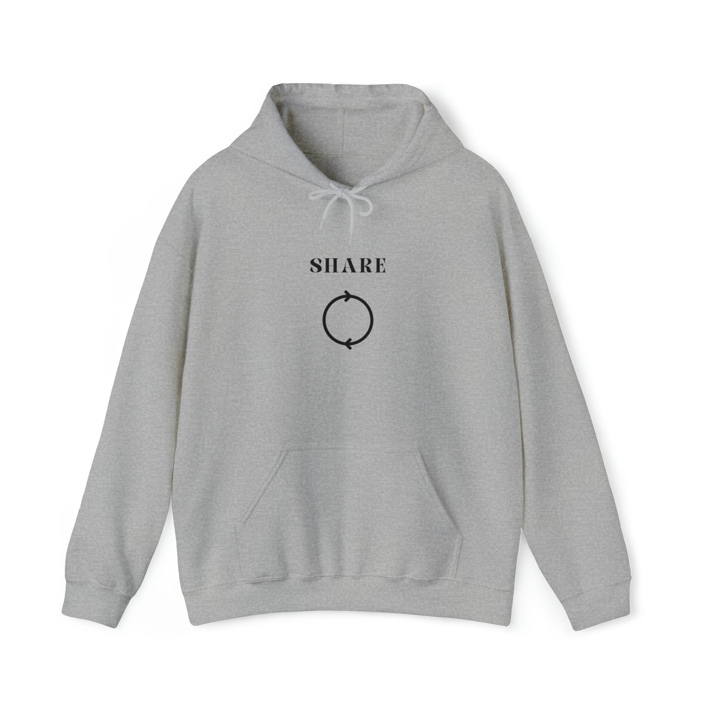 Share Hooded Sweatshirt gift, inspirational words hoodie gift, sweatshirt gift that encourages hoodie friends gift