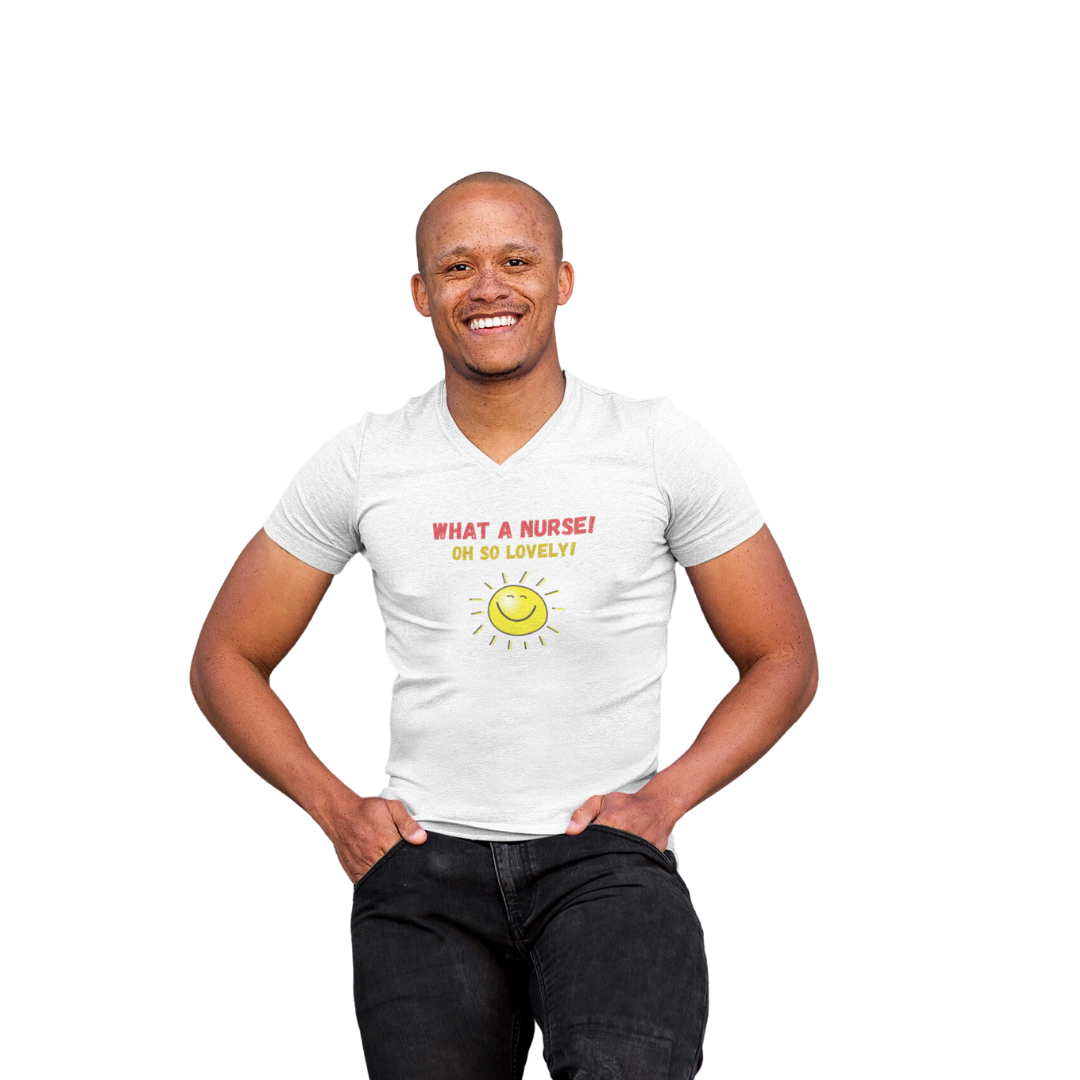 UNISEX V NECK T SHIRT NURSE GIFT