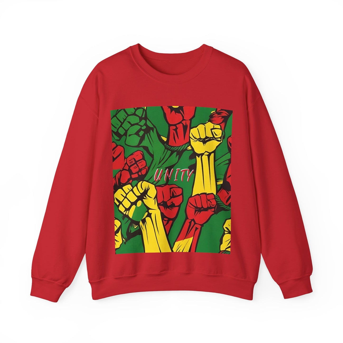UNITY FIST POWER DESIGN CREWNECK SWEATSHIRT GIFT