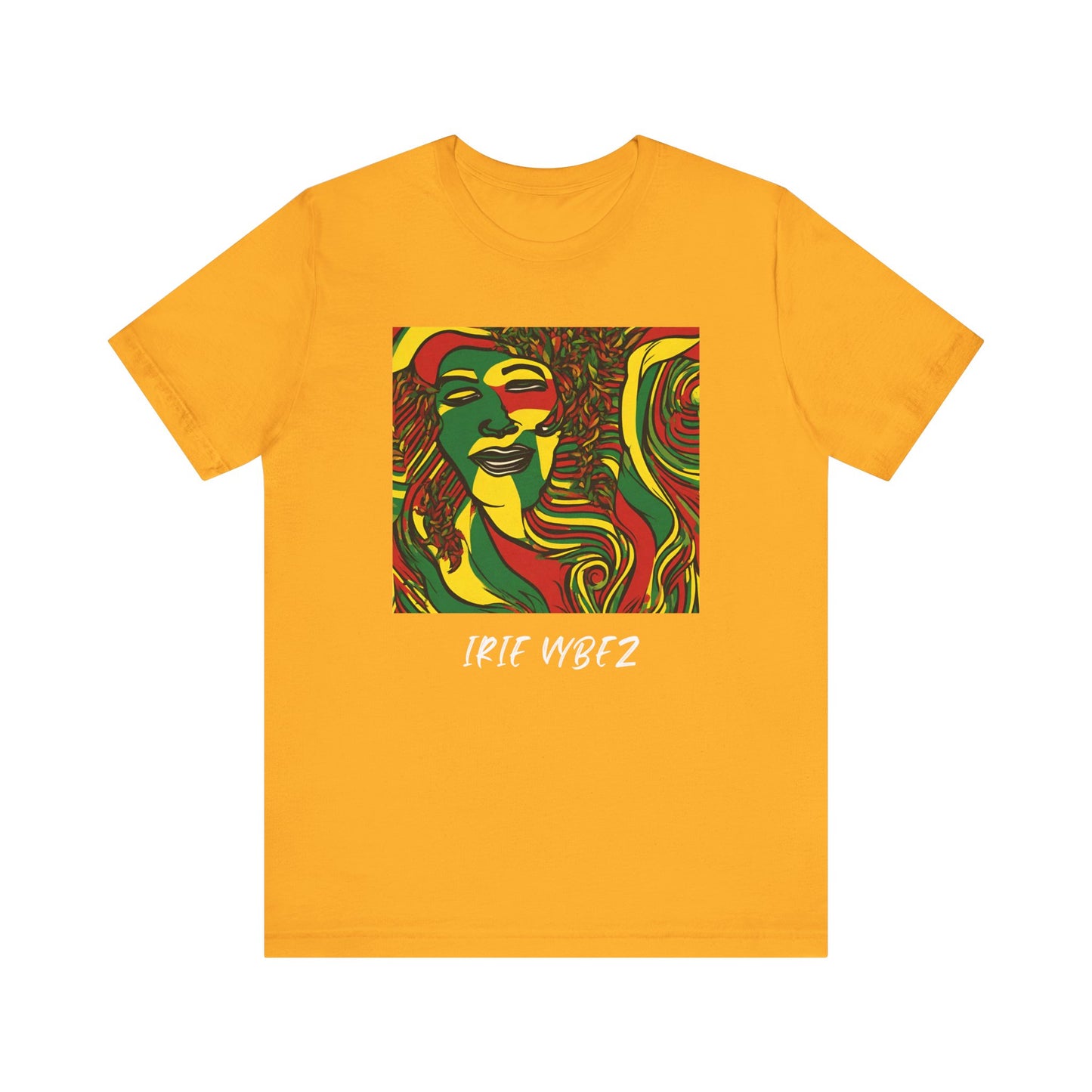 IRIE VYBEZ RASTAH DESIGN ROOTS SHORT SLEEVE T SHIRT GIFT