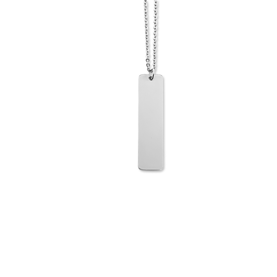 CUSTOM ENGRAVABLE NAME PENDANT NECKLACE