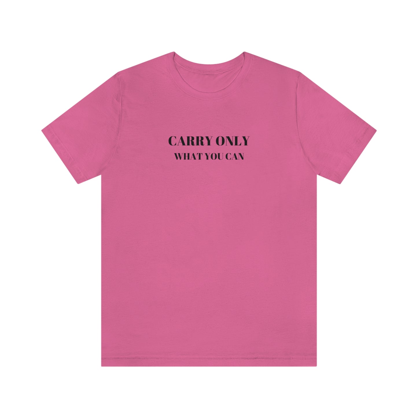 Carry only what you can t shirt gift, Tshirt gift with inspirational words, T shirt gift for family and friends