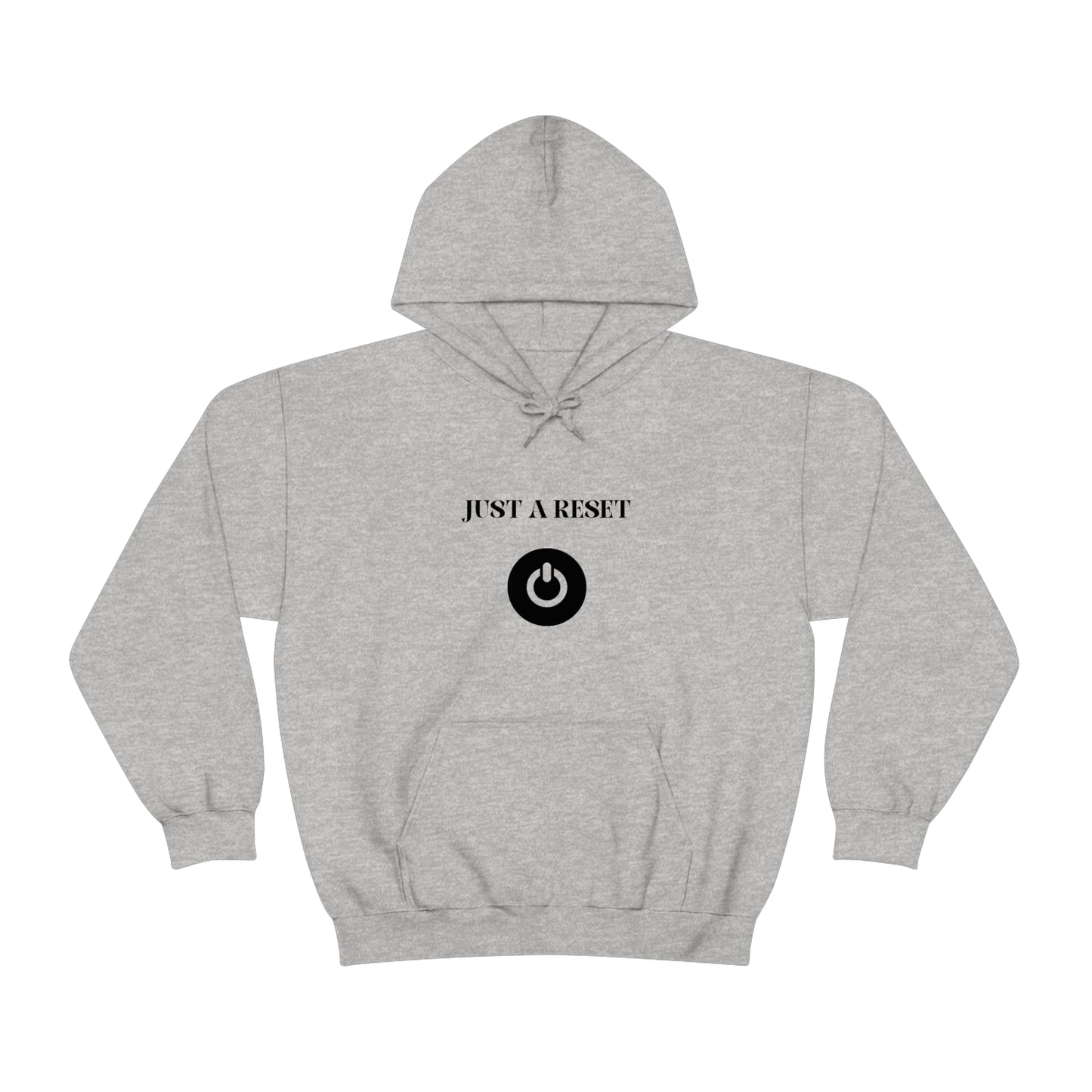 Just a reset hooded sweatshirt gift, hoodie gift to celebrate mental wellbeing, sweatshirt gift for friends and family