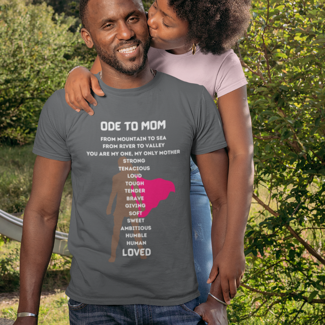 ODE TO MOM CREW NECK T SHIRT GIFT FOR MOMS