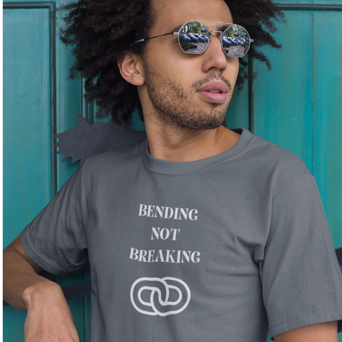 Bending not breaking inspirational words on a t shirt, t shirt that motivates t shirt gifts for friends and family