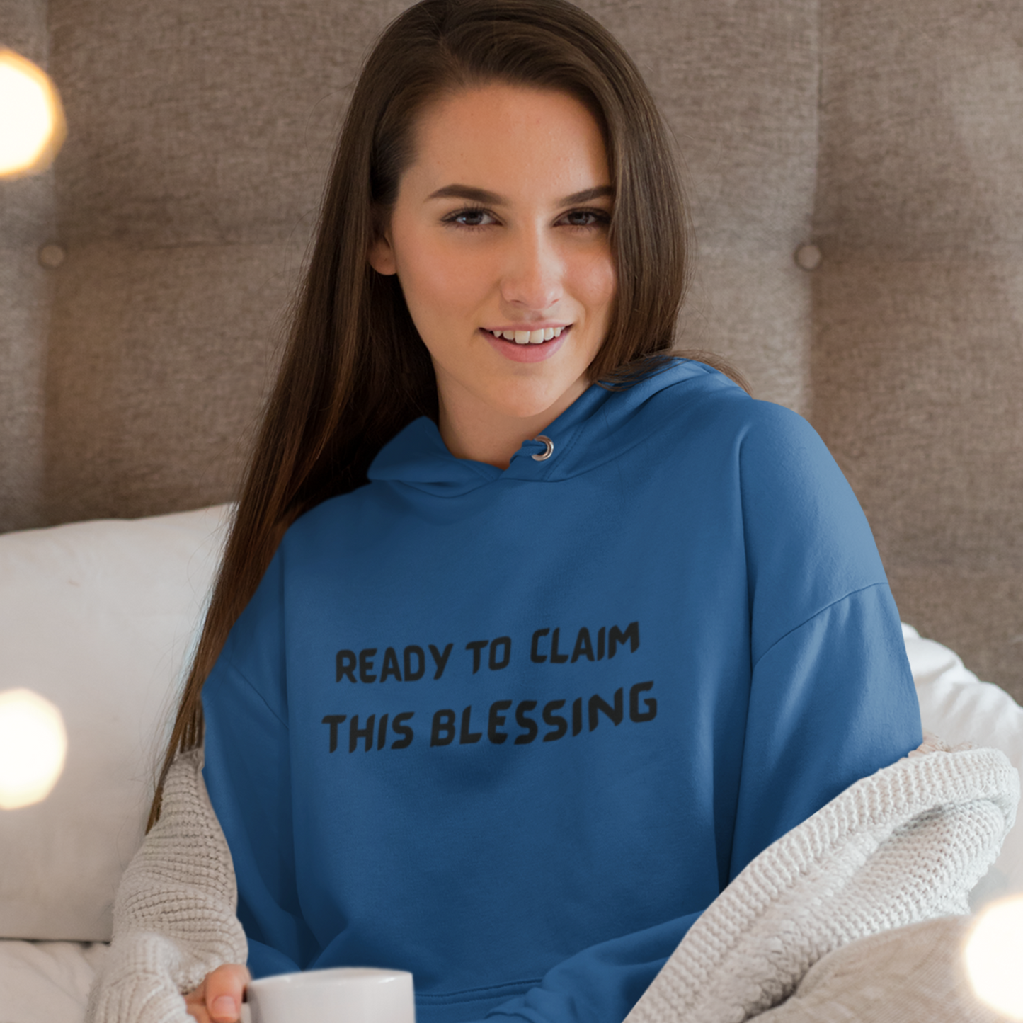 READY TO CLAIM THIS BLESSING HOODIES WITH INSPIRATIONAL WORDS