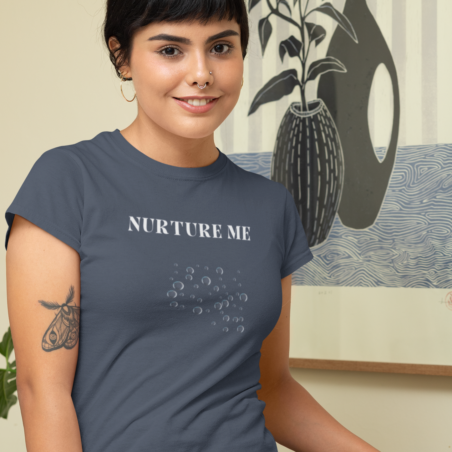 Nurture me t shirt t shirt with inspirational quotes t shirt gifts for friends