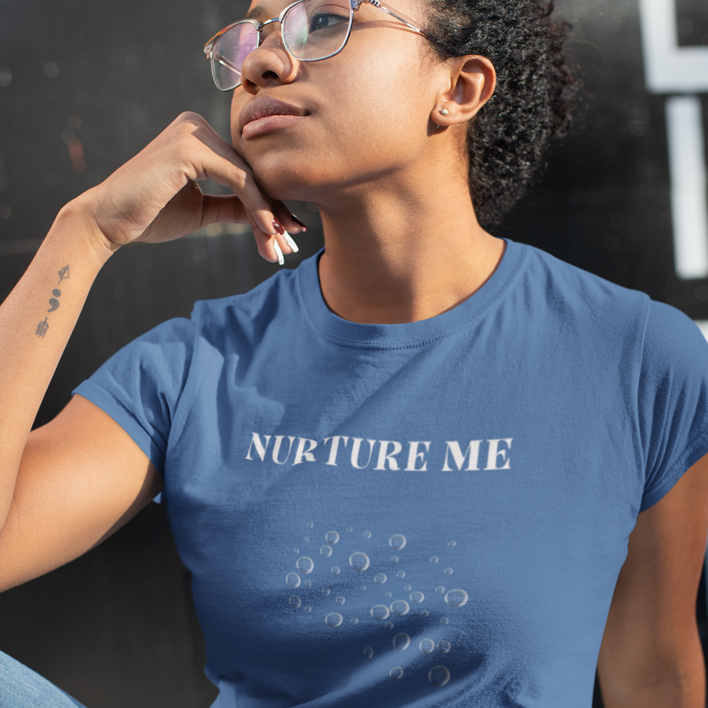 Nurture me t shirt t shirt with inspirational quotes t shirt gifts for friends