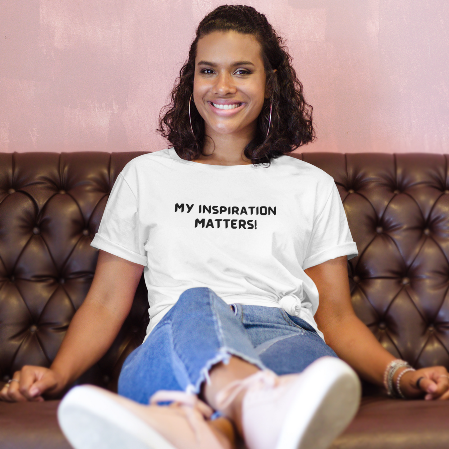My inspiration matters unisex t shirt, T shirt gift with inspirational words tee shirt gift for friends