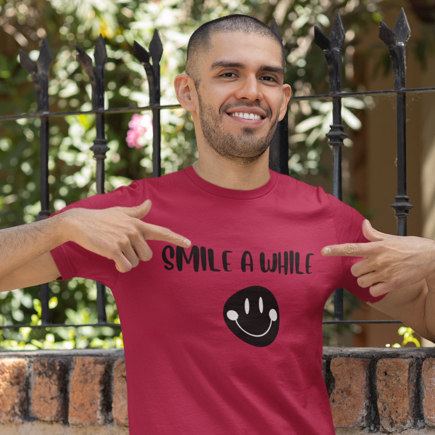 Smile a while inspirational words t shirts gift, t shirts gift that motivates, t shirt gifts for friends