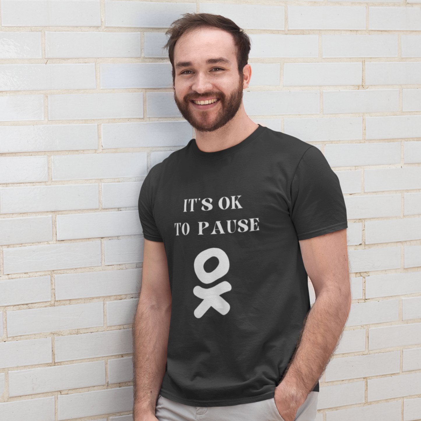 It's ok to pause t shirt with inspirational words t shirt gifts to encourage t shirt gifts for friends