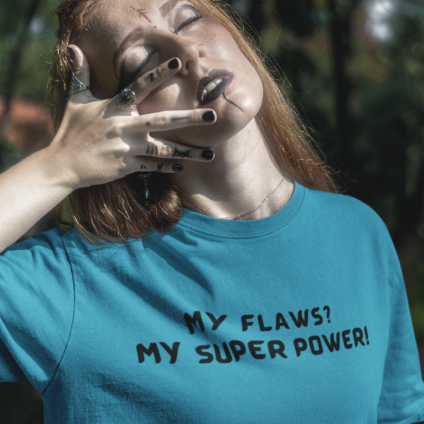 My flaws? My super power! unisex tshirt gift, T shirt with inspirational quotes