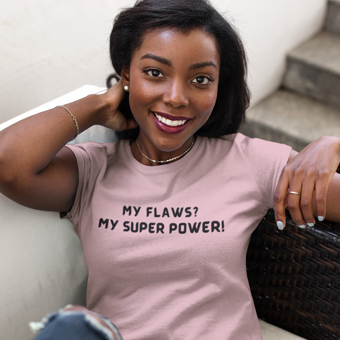 My flaws? My super power! unisex tshirt gift, T shirt with inspirational quotes
