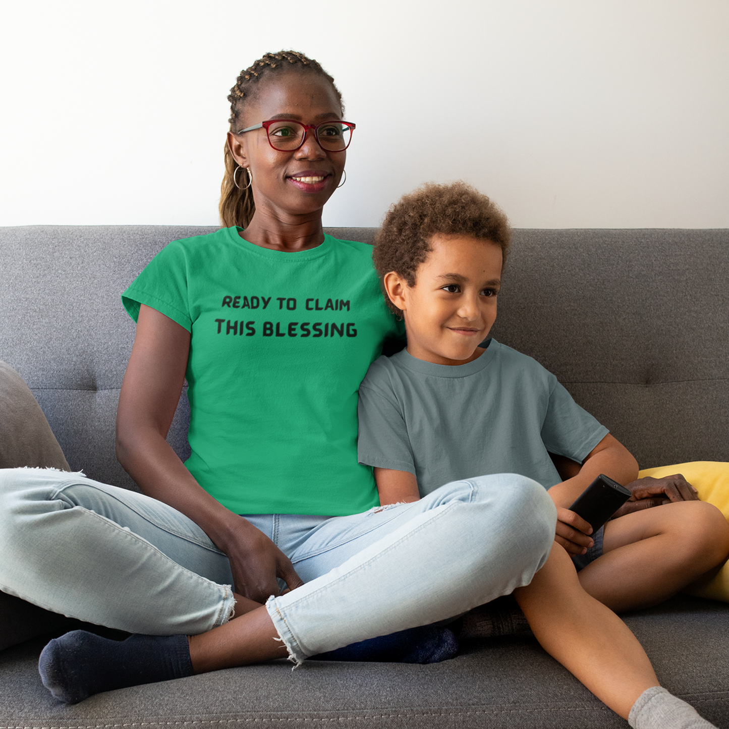 READY TO CLAIM THIS BLESSINF UNISEX INSPIRATIONAL WORDS T SHIRT