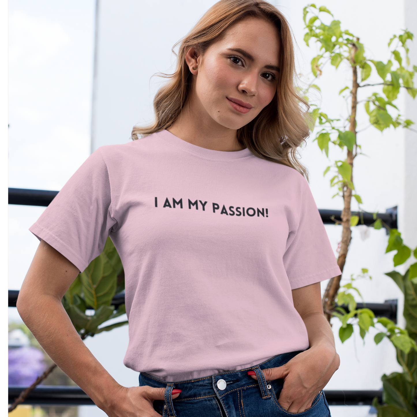 I am my passion tee shirt inspirational words t shirt, t shirt gift to uplift , self affirming words t shirt, t shirt for friends