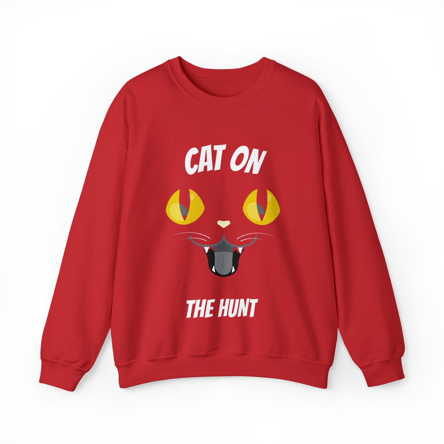 SCARY CAT HALLOWEEN SWEATSHIRT