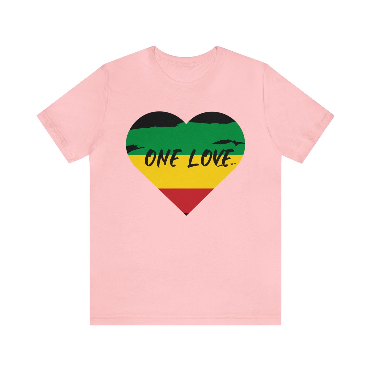 ONE LOVE RASTAH DESIGN UNISEX TEE SHIRT