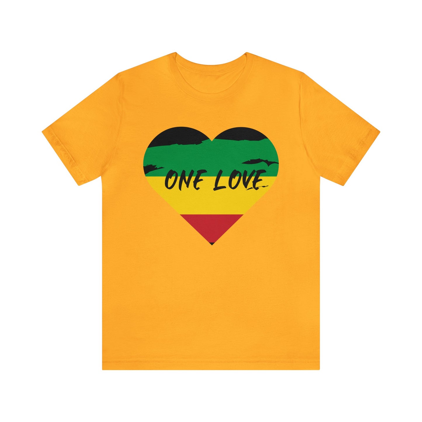 ONE LOVE RASTAH DESIGN UNISEX TEE SHIRT