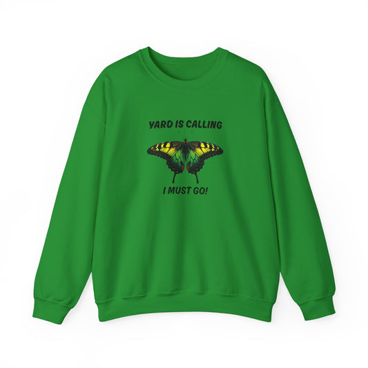 Yard Is Calling Jamaican Monarch Butterfly  Crewneck