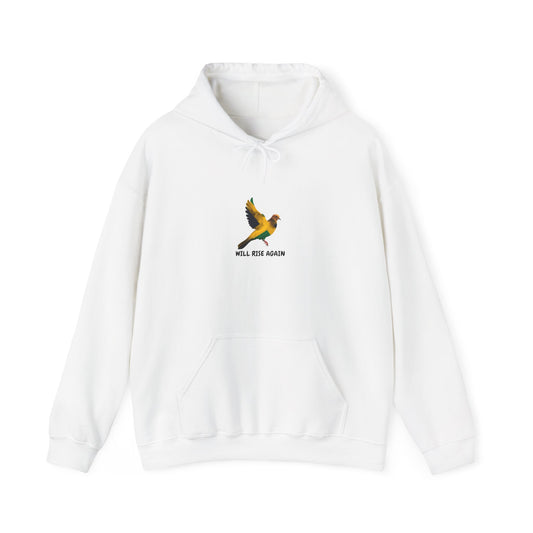 Will Rise Again' Flying Bird Jamaica tribute  Comfort Hoodie