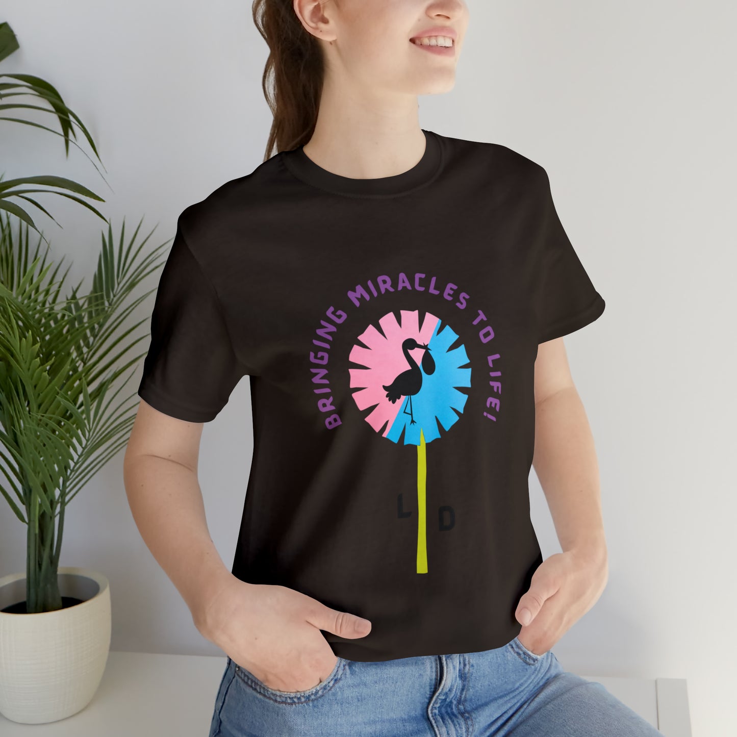 LABOR AND DELIVERY NURSE MIRACLES CREWNECK T SHIRT GIFT