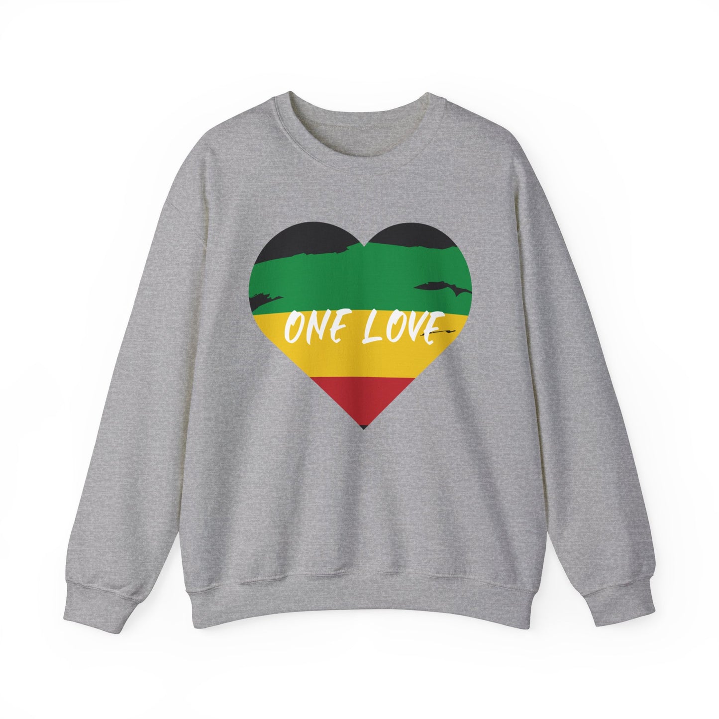 ONE LOVE HEART CREWNECK SWEATSHIRT GIFT