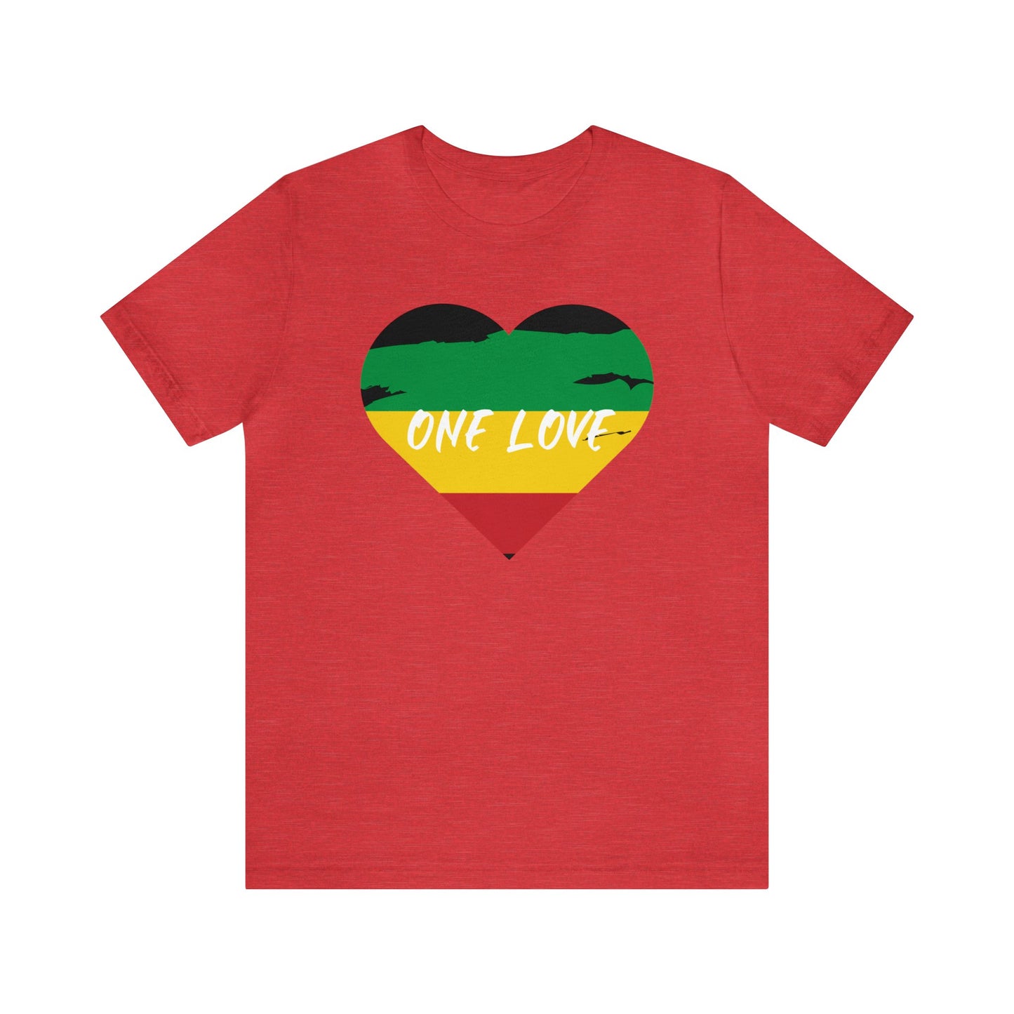 RASTA VYBE ONE LOVE SHORT SLEEVE T SHIRT