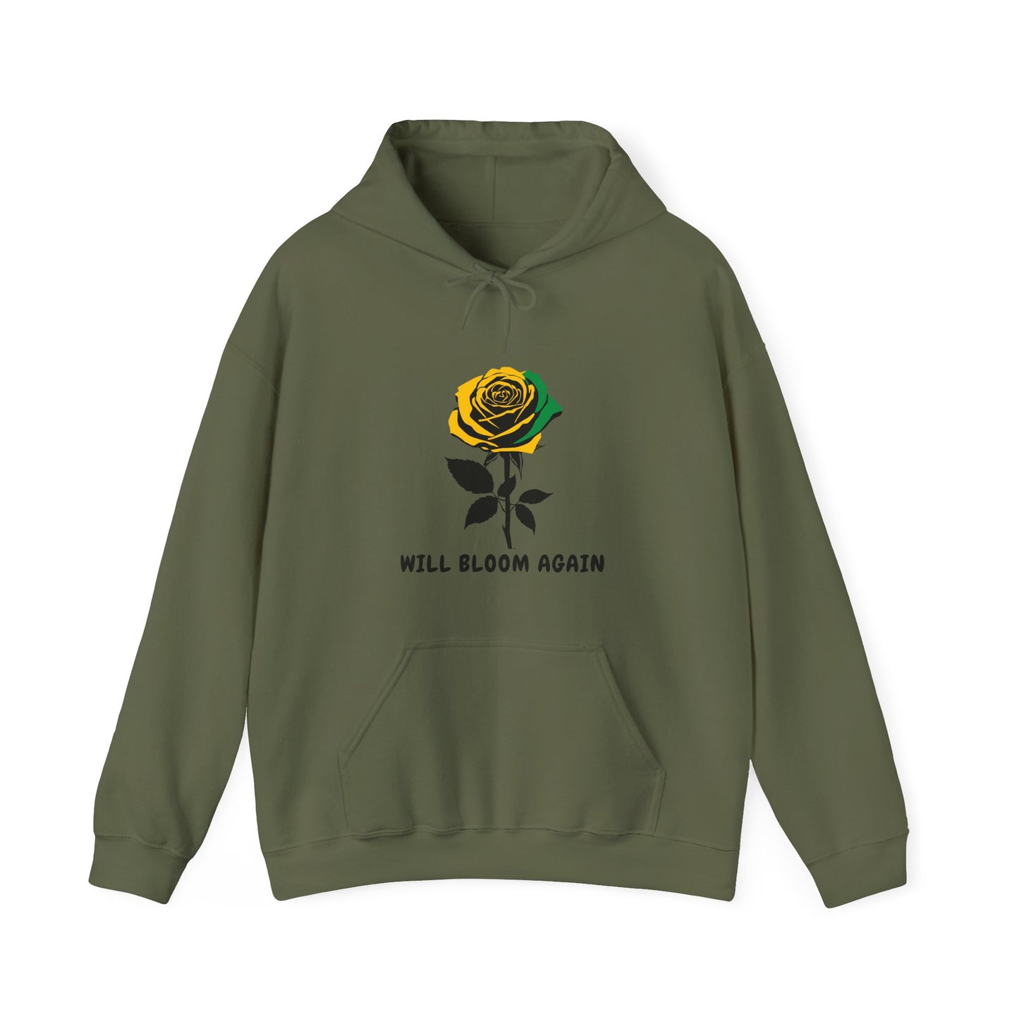 Will Bloom Again Jamaica Rose Resilience Hoodie