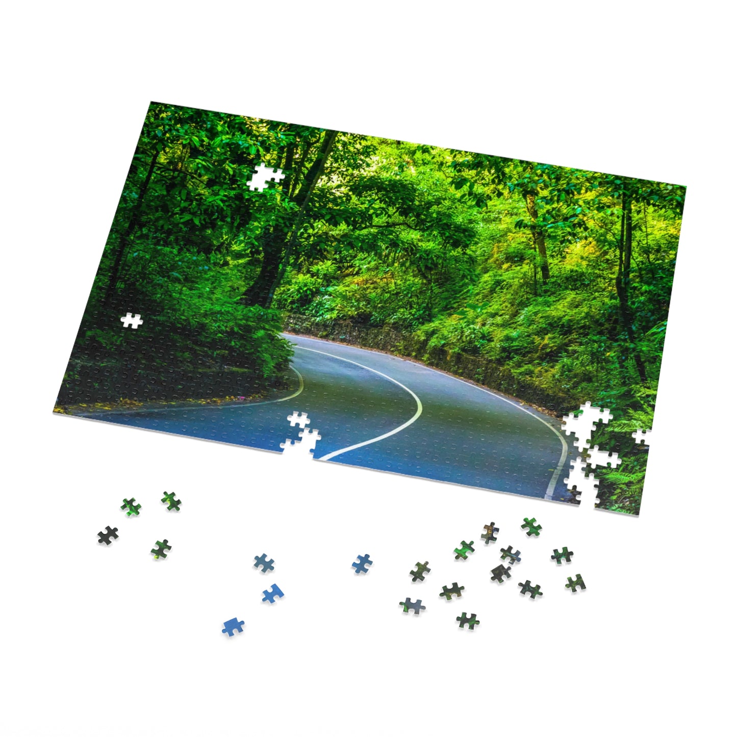 Fern Gully Jigsaw Puzzle In Tin